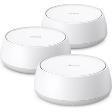 TP-Link Deco BE25 WiFi 7 Mesh WiFi (3 Pack), BE3600 Dual Band, 2 x 2.5 Gbps Port for Each Unit, WPA3, 4 Streams, 160 MHz Channels, Guest Network, HomeShield, Recommended for Homes with 4-6 Rooms