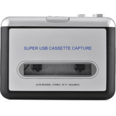 Lazmin USB kasetinis magnetofonas, nešiojamasis kasetinis magnetofonas / MP3 konverteris Konvertuoti kasetinį magnetofoną į MP3 / CD garso įrašą per USB