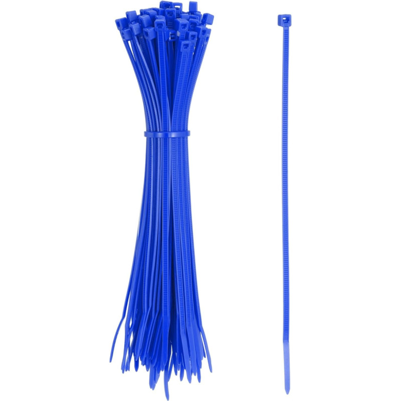 YELARXI Kabelbinder aus Kunststoff, selbstsichernd, 15,2 cm, passend für Zuhause, Garten, Büro, Werkstatt, Reisen - (1000 Stück, dunkelblau)