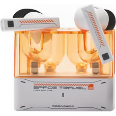 Moondrop Space Travel 2 HiFi Noise Canceling TWS Wiress Headphones Bluetooth 6.0 ANC Low-Latency Game Mode SBC/AAC (White)