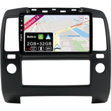 JOYX Android 12 IPS automobilinis radijas, tinkamas Nissan Navara 3 D40 (2004-2010 m.) - Integruotas belaidis CarPlay Android automobilis - Nemokama kamera - 2G + 32G - 9 colių 2 DIN - DAB vairo valdymas 4G WiFi Fast