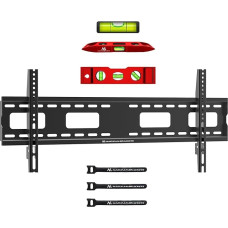 Maclean MC-420 TV Wall Mount Universal for 43-120 Inch OLED/QLED/LCD/LED/Plasma TVs, Max VESA 800 x 400, Max. Load 120 kg, 35 mm Wall Clearance
