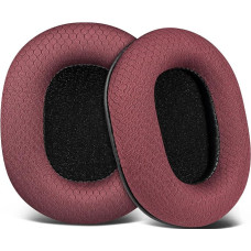 SOULWIT® Professional Replacement Ear Pads for ATH Audio-Technica DJ Headphones M50x / M50xBT / M50RD / M40X / M30x / M20x / MSR7 / SX1, Ear Pads with Durable Mesh Fabric and High Density Foam