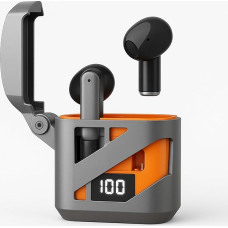 Rigwig GT02 Wireless Earbuds Bluetooth 5.3, TWS In-Ear Kopfhörer mit Mikrofon, LED Power Display, IPX4 Wasserdicht, Typ-C Schnellladung, 6H Spielzeit, Noise Cancelling Ohrhörer für Android & iOS