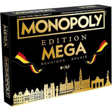 Mega Monopoly - Belgium - Board Game - for 2 to 5 Players - French Version