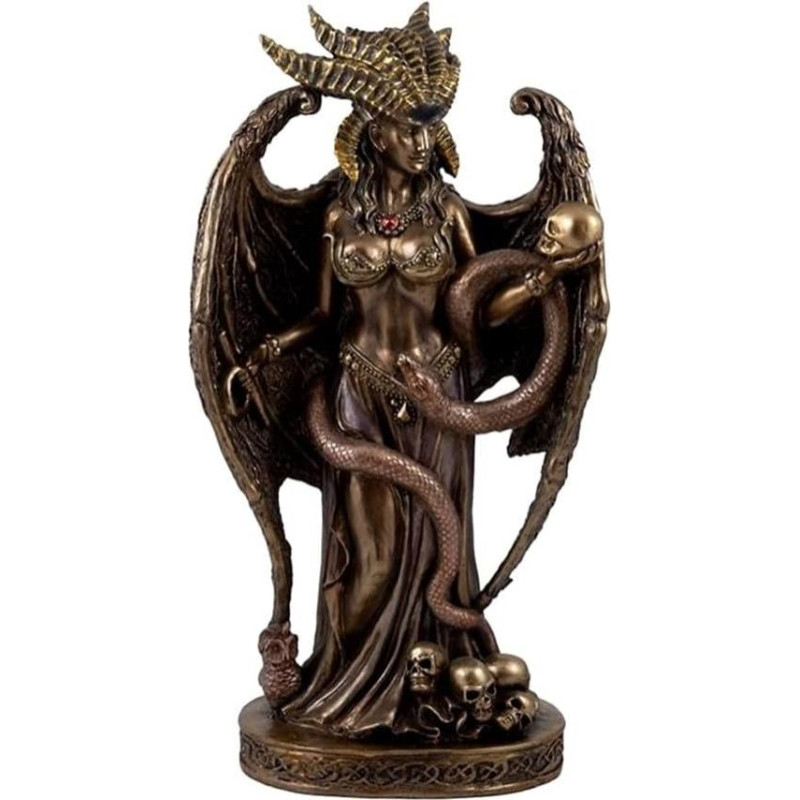 Inmaculada Romero IR Lilith figūrėlė 40cm Bronzinė derva Detalė Sparnas Kaukolės storis (mm): Ilgis (mm): 130 410 Plotis (mm): 17