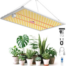 100 W Plant Lamp - IP65 Waterproof 540 LEDs Plant Light, Plant Lamp LED Full Spectrum Plant Light, Grow Light with 4/8/12H Timer 10 Types of Brightness for Indoor Plants
