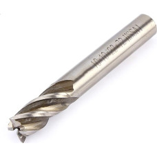 10mm didelio greičio plieno 4 grioveliai tiesus galinis frezas gręžimo kotas galios frezavimo staklės karbidas aukštyn CNC maršrutizatorius Bit Tiain padengtas