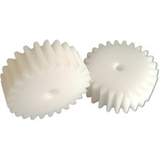 GTPBAO 2 Stück 1 Modul POM Flachzahnrad 8 mm Dicke gerade Zähne Stirnrad 8 mm Bohrung 1 m 110 t 120 t 130 t 130 t 85 t 150 t Kunststoff-Zahnrad Lenkungshardware(120 dantų)