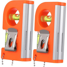 Didiseaon 2stücke Wasserwaage Tragbares Waagenlineal Horizontalmessgerät Aus Abs-aluminiumlegierung Mini Balancing Kalibrator Für Haushalts Und Industriemessungen