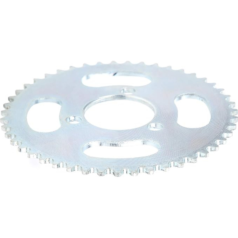 25h žvaigždutė, 47t profesionali plieninė žvaigždutė, 3 skylės, galinė žvaigždutė, elektrinis motoroleris, žvaigždutės keitimo priedai, integruotas grandinės žiedas su sriegiu