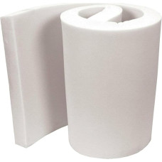 Putų pagalvėlė, čiužinys Topper, didelio tankio putų sėdynės pagalvėlė, naminių gyvūnėlių lova, sofa, sėdynės pagalvėlė, baltas putų čiužinys, putų pjūvis (storis 5 cm, 200 x 40 cm)