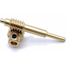 GuidNaurys Messing-Schneckengetriebe-Set 1:20 1:30 1:40 1:50 1:60 Untersetzungsverhältnis 0,5 Modul Turbinengetriebe Ritzel Eingriffswinkel(60T 5MM BORE)