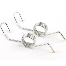 2 Stück 2,2 x 22,4 mm 4 Runden Federzubehör for Feder Torsionsfeder Bremsfeder Gas Torsionsfeder Kupplung Motorrad Dreirad Zubehör