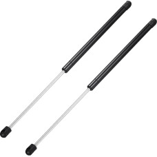 QUARKZMAN 25 Zoll 30lb/133N Gasdruckfeder Gasstoßdämpfer Federliftstütze Stoßdämpferfeder für LKW-Tür, Wohnmobil-Schranktür, Bootsfenster, Werkzeugkastendeckel, 2er Pack