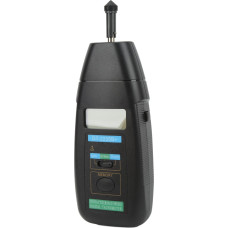 Skaitmeninis tachometras, Drehzahlmesser 0,5-19999 U/min, kontakts & las ers Tachometer mit Datenspeicher, Großes LCD-Display, Automatische Messbereichswahl für Motoren,