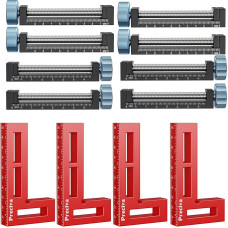 90 Grad rechtwinklige Klemmen für Holzbearbeitung (rot)