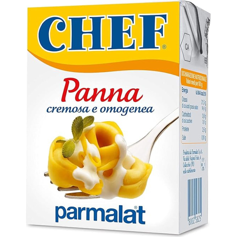3 x Parmalat Panna chef cream per cucinare kremas virėjui 200 ml