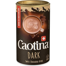 Caotina Dark Dark Drinking Chocolate - 45 % kakavos milteliai karštam šokoladui ir tamsiam šveicariškam šokoladui - geriausias kakavos tvarumas ir sertifikatas, 500 g