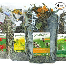 grünhopper Wild Herbs Economy Pack Triušių užkandžių žolelių pakuotė 4 vnt. - 470 g