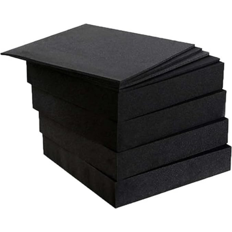 Matratzenauflage aus hochdichtem Schaumstoff, 3/5/7/10 cm, für Sofakissen, Haustierbetten, Bänke und Sitzpolster (Höhe 7 cm, 45 x 45 cm) - bequeme Polsterlösung