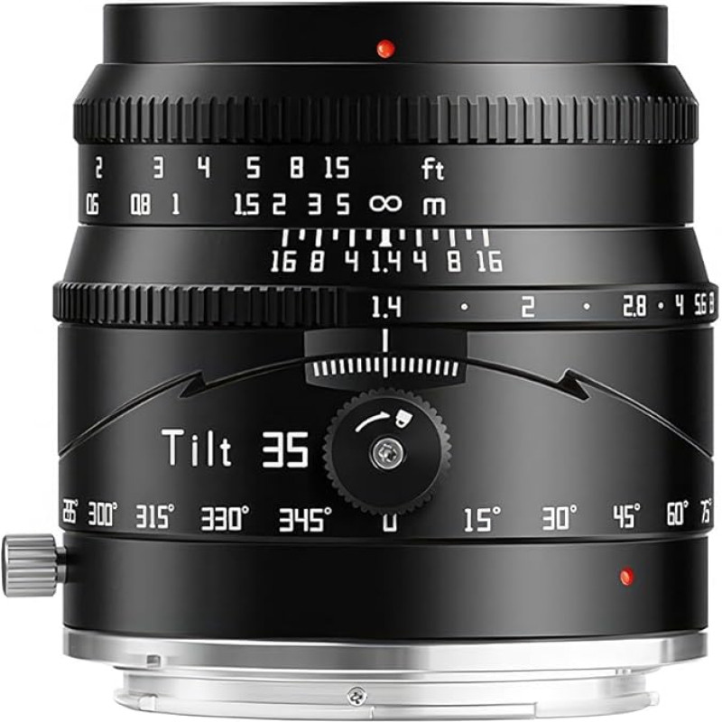 TTartisan 35 mm F1.4 APS-C pakreipiamasis objektyvas APS-C Nikon, didelė diafragma ir rankinis fokusavimas, suderinamas su Nikon Z-Mount fotoaparatais Z50, Z50I. Zfc, Z30 ir kt.