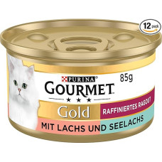 PURINA GOURMET Gold Refined Ragout Wet Cat Food, Various Varieties, 12 Pack (12 x 85 g)