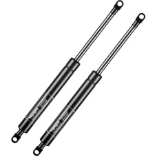 Vepagoo 250mm 300N Gasdruckdämpfer Gasdruckfeder, 30kg Gasfeder für Bettkasten, Türen, Bodenluken, Schuppenfenster und andere Schwerlastanwendungen, M6 Ösenköpfe (8mm Durchmesser), 2er Set