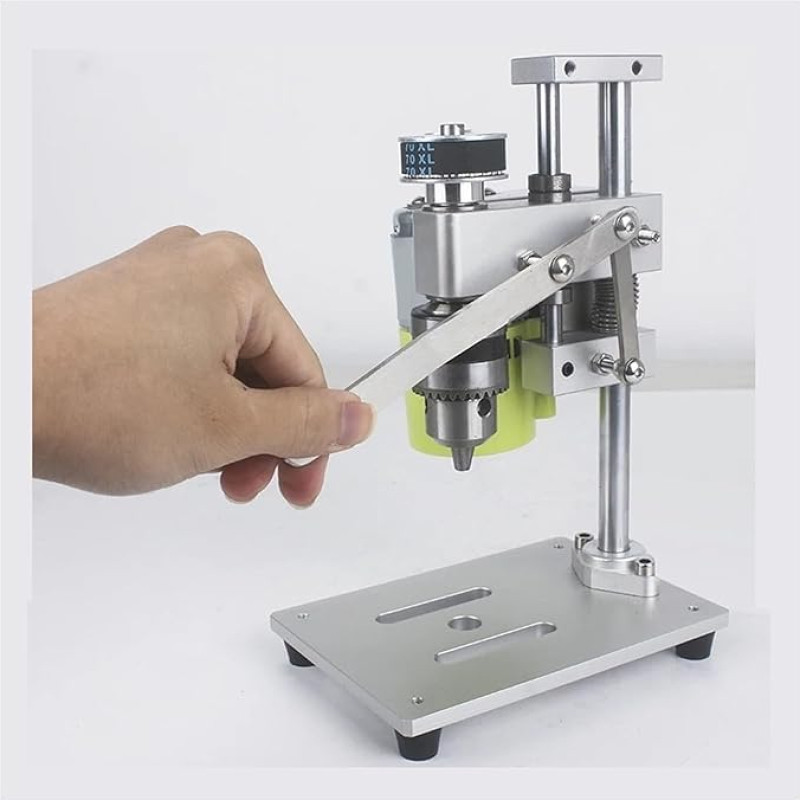 Gręžtuvas, stalinis grąžtas, mini stalinis grąžtas, nešiojamas stalinis grąžtas, mini grąžtas, rankinis grąžtas, mini grąžtas su reguliuojamu greičiu, skirtas medienai, metalui (spalva: Grupė