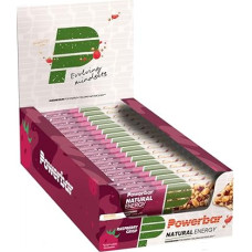 Powerbar Natural Energy Cereal Raspberry Crisp 18x40g - Veganer Kohlenhydrat Energie Riegel + Magnesium