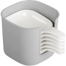 Soy Sauce Dish, Pack of 6 Soy Sauce Bowls with Handle, Ketchup Bowls with Holder, Dip Plate for Yogurt, Professional Use, Snacks, Restaurants, Family Table, Kitchen, Dinner