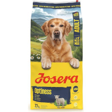 JOSERA Adult Large Optiness Lamb & Rice (1 x 12,5 kg) Premium sausas ėdalas suaugusiems šunims Suaugusiems šunims Su mažesniu baltymų kiekiu, be kviečių, su vertingomis riebalų rūgštimis XL kroketai prieš šliužus Pakuotė po 1 vnt.