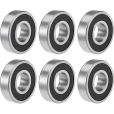 paieškos žemėlapis 6 vnt. 6 vnt. giliojo griovelio rutulinių guolių su dvigubu sandarinimu 6305-2RS 25 mm x 62 mm x 17 mm chromuotas plienas P6 (ABEC3)