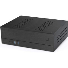 Goodisory A02 Mini-Itx aliuminio stalinio kompiuterio korpusas HTPC Black 0.125