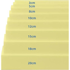 Hochdichter Schaumstoff, Memory-Schaum, Mittelhart 35D-Sofakissen, Ersatz-Schaumstoff-Polsterung für Fenstersitze, Sitzkissen, Stuhlkissen, Schaumstoff-Polsterung (Dick 12 cm-200x40cm)