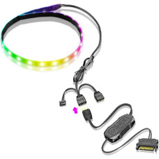 Kompiuterio LED lemputė, 15,7 colio 365 šviesos juosta, pritaikomos spalvos, 5V ARGB Aura Sync lempos juosta, magnetinė kompiuterio korpuso LED juosta, skirta kompiuterio korpuso apdailai