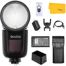 Godox V1 TTL HSS Speedlite blykstės įrenginys fotoaparatams