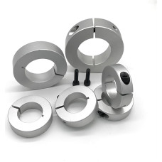 JOCCOS 1 Stück offener Fester Ring, leichte Lagerbegrenzungshülse, Verriegelungshülse, Aluminium, automatische Ringpositionierung, Wellenmanschetten mit Schlitz (Dydis : 10-30-10)