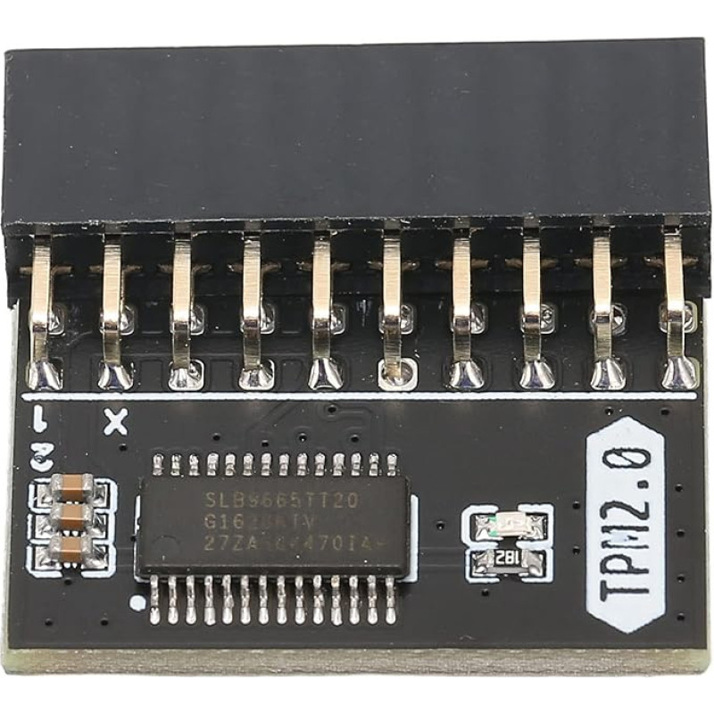 Pakaitinis TPM2.0 šifravimo saugumo modulis, TPM 2.0 šifravimo saugumo modulis, 20Pin 2 10P autonominis kriptoprocesoriaus TPM 2.0 modulis, skirtas 