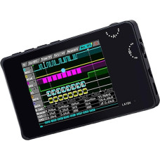 HEEZOU Digital Logics Analyzers Handheld Instrument Built-in Battery Pocket Logics Analyzers 4 Channel 100Msa/s Samplings Rate