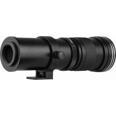 Super teleobjektyvas 420-800 mm F/8,3-16 NEX E-Mount fotoaparato T2 laikiklis, skirtas DSLR fotoaparatams (baltas)
