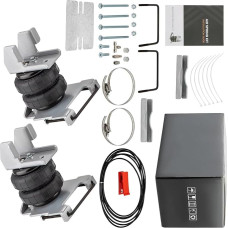 Federbalg Luftfederung Kompatibel Mit GMC Für Sierra 1500 2007 2008 2009 2009 2010 2011 2012 2013 2014 2015 2016 2017 2018 Luftfederungsfedersatz + Luftstoßkompressor