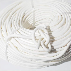 Sandarinimo juostelės silikoninės gumos putų strypas, silikoninės gumos kempinės juostelės, baltos O putų sandariklis, aukštos temperatūros sandarinimo laidas (1-25mm)(1.5Mm(5Meter))