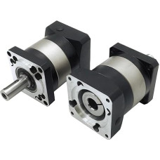 Planetary Gearbox Motor Reducer for Nema 17 23 34 Stepper Motor Speed Reducer for 40 60 80 90 110 130 180mm Flange Servo Motor(PLF160 42mm Input,Ratio 100 to 1)