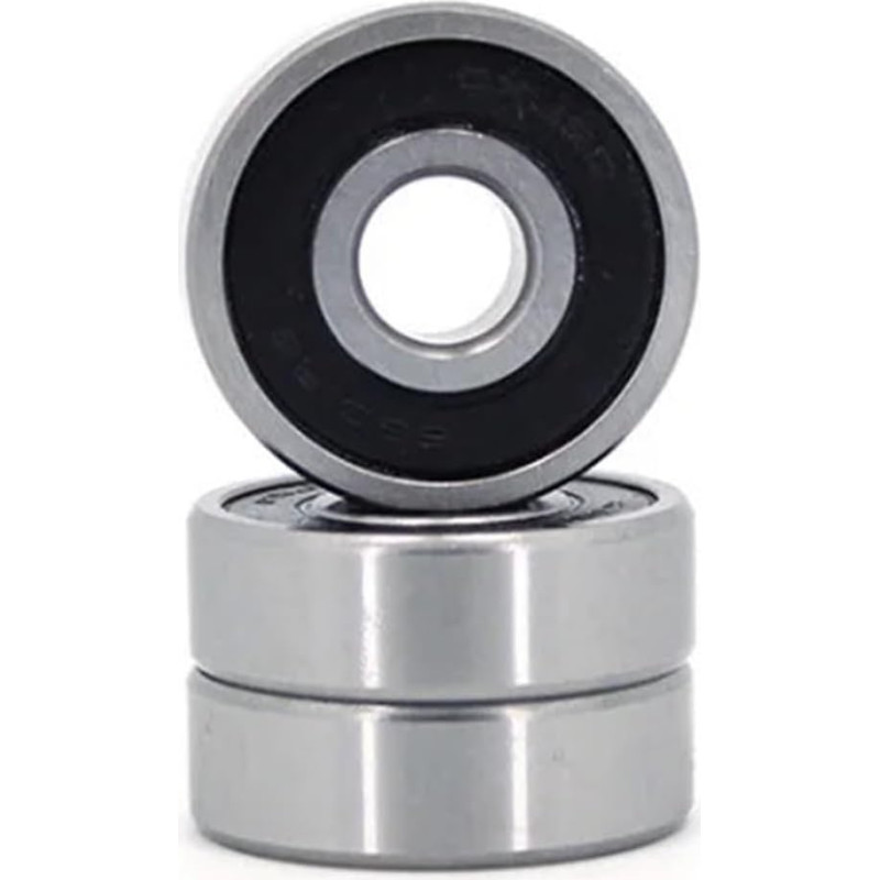 TWEFTPKD 10 vnt. S6000RS S6001RS S6002RS S6003RS S6004RS S6005RS S6006RS S6007RS ABEC-5 Edelstahl Kugellager Doppel Gummi Abdeckung(S6007-2RS 35x62x14mm)