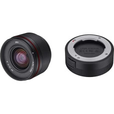 Samyang AF 12 mm F2.0 Fuji X objektyvas + Samyang objektyvo stotelė AF Fuji X objektyvams - automatinis fokusavimas, itin platus kampas, fiksuotas židinio nuotolis, skirtas Fujifilm X-Mount APS-C