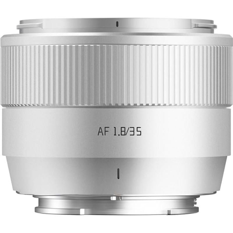 TTARTISAN 35mm F1.8 II Silver Automatinio fokusavimo APS-C metalinio korpuso lengvasis objektyvas 