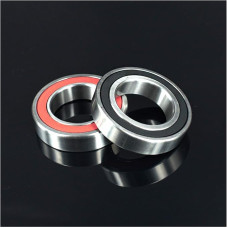 PWQBABJWL Schrägkugellager 1 Paar DT Graviermaschinenspindel Hochgeschwindwindigkeits-Dichtungskeramikkugellager P4 ABEC-7 H7001C H7002C H7003C H7005C H7006C Lager(H7009C 2RZ HQ1 1Pair)