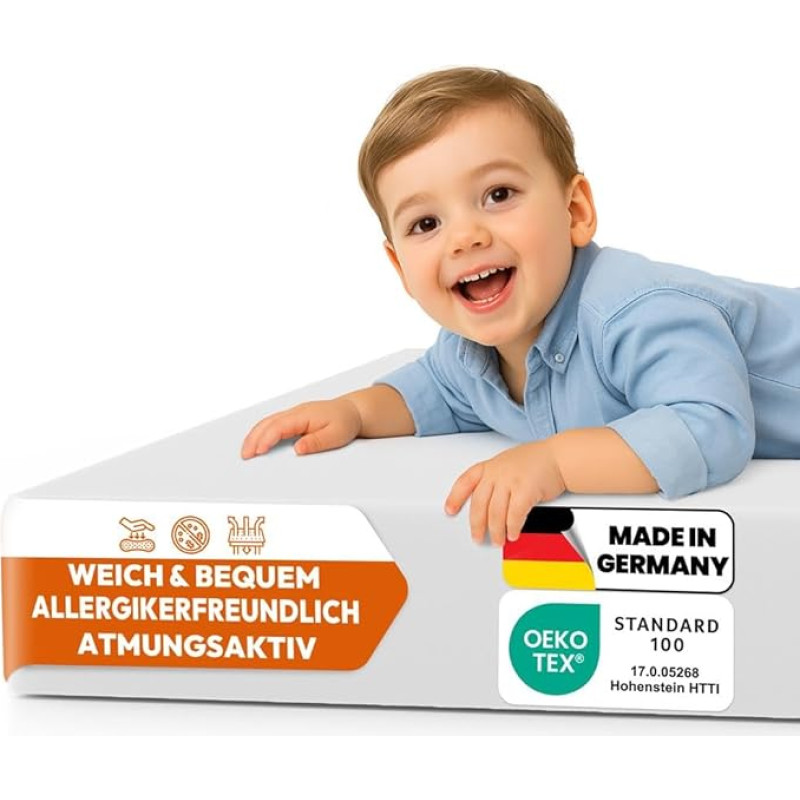 Čiužinio šerdis kūdikių vaikų čiužiniui [70 x 140 cm, be užvalkalo]