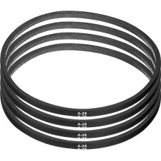 Pakuotė iš 4 A28 arba 4L300 Classic Wound guminių V formos diržų 710 mm ilgio